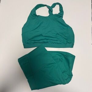 All in Motion Women's Teal Bike Shorts